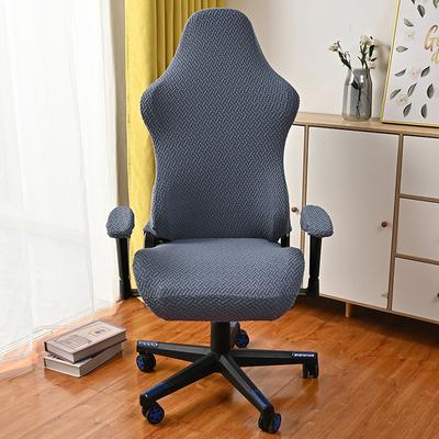 Jacquard Gaming Chair Cover Computer Chair Seat Protector Washable Case Elastic Office Cheap Chair Cover with Armrest Covers