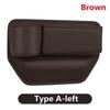 1Pc  Universal Car Seat Gaps Storage Box With Cup Holder, PU Leather Storage Box, Car Front Seat Gaps Filler, Car Interior Accessories