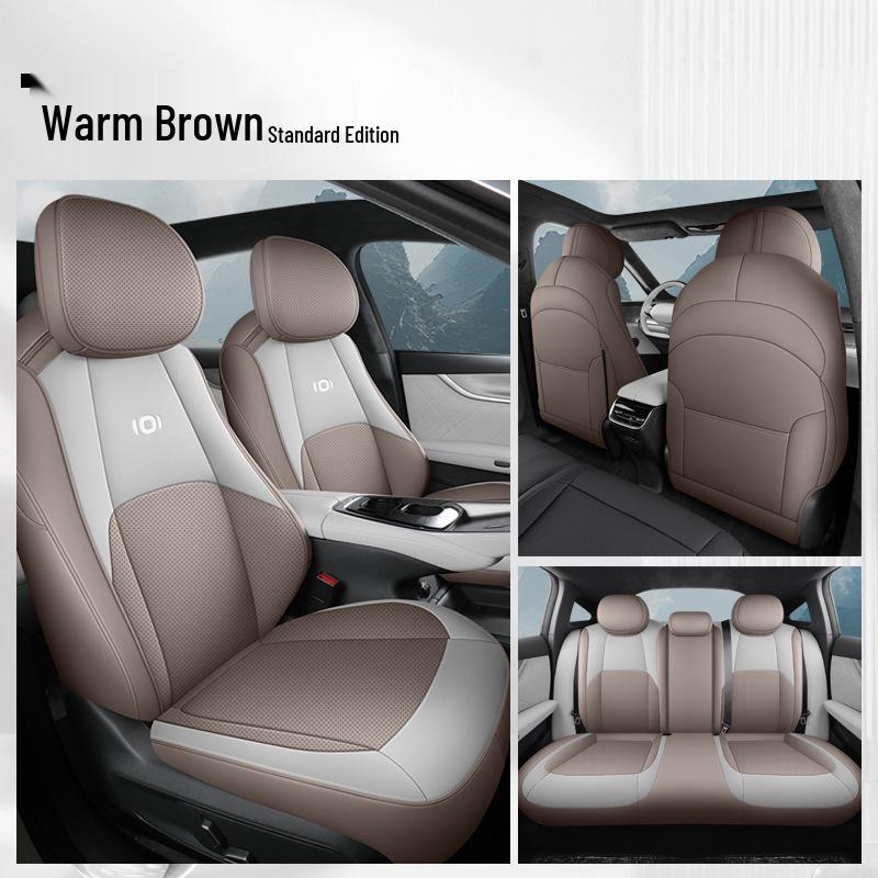 Qiyuan A07 Universal Leather Car Seat Cushion - All-Season Comfort