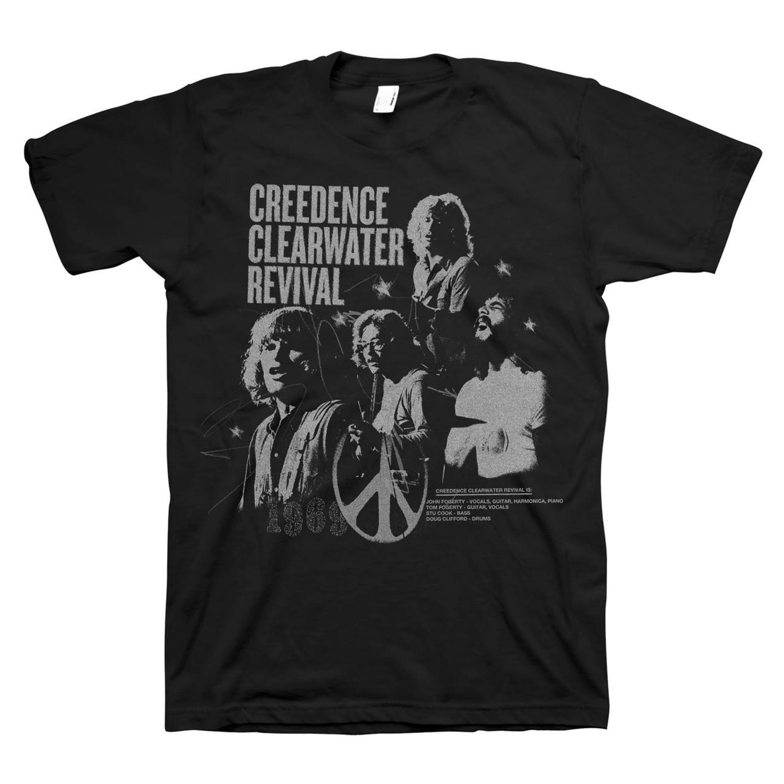 Creedence Clearwater Revival Peace Punk T-Shirt 2XL