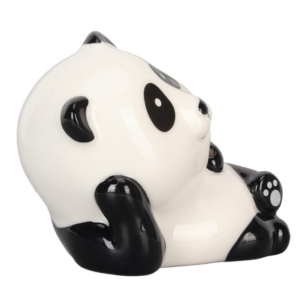 Panda Räuchergefäß Weißes Porzellan Niedlich Lebensecht Street Relief Räucherstäbchenhalter für Meditation Dekoration Innen