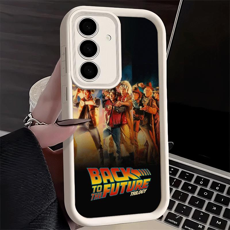 Phone Case for Samsung Galaxy S26 S25 Ultra S24 FE Back To The Future Shell S23 Plus S22 + S21 S20 5G Soft Silicone Funda