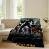 Science fiction film P pacific R rim Blanket For Sofa Office Bed Plane Travel Sleep Read Relax Camping Soft And Warm