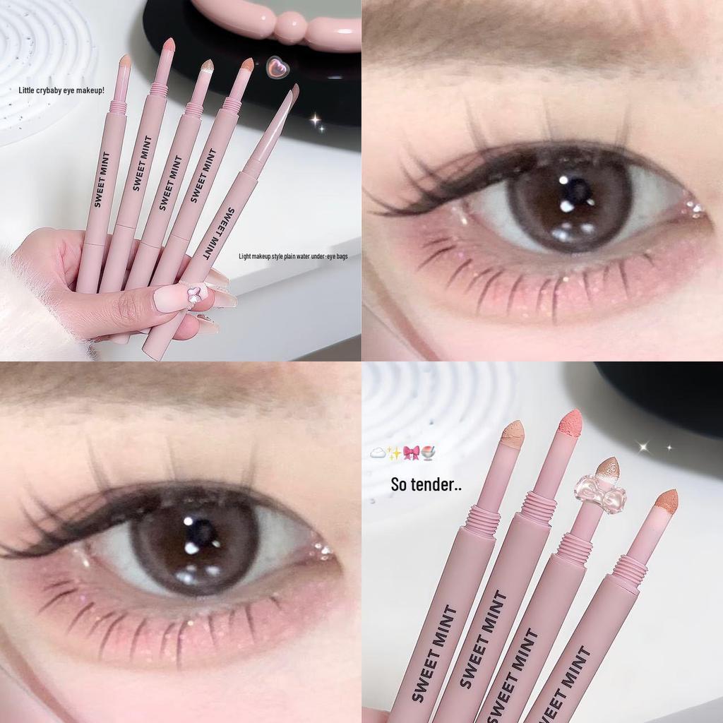 Sweet Mint Dual-Ended Concealer & Eyeliner for Natural Under-Eye and Highlight Makeup