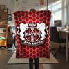 Bayer Leverkusen Printed Flannel Blanket, soft throw for bedroom sofa, washable, fan merchandise, great gift.