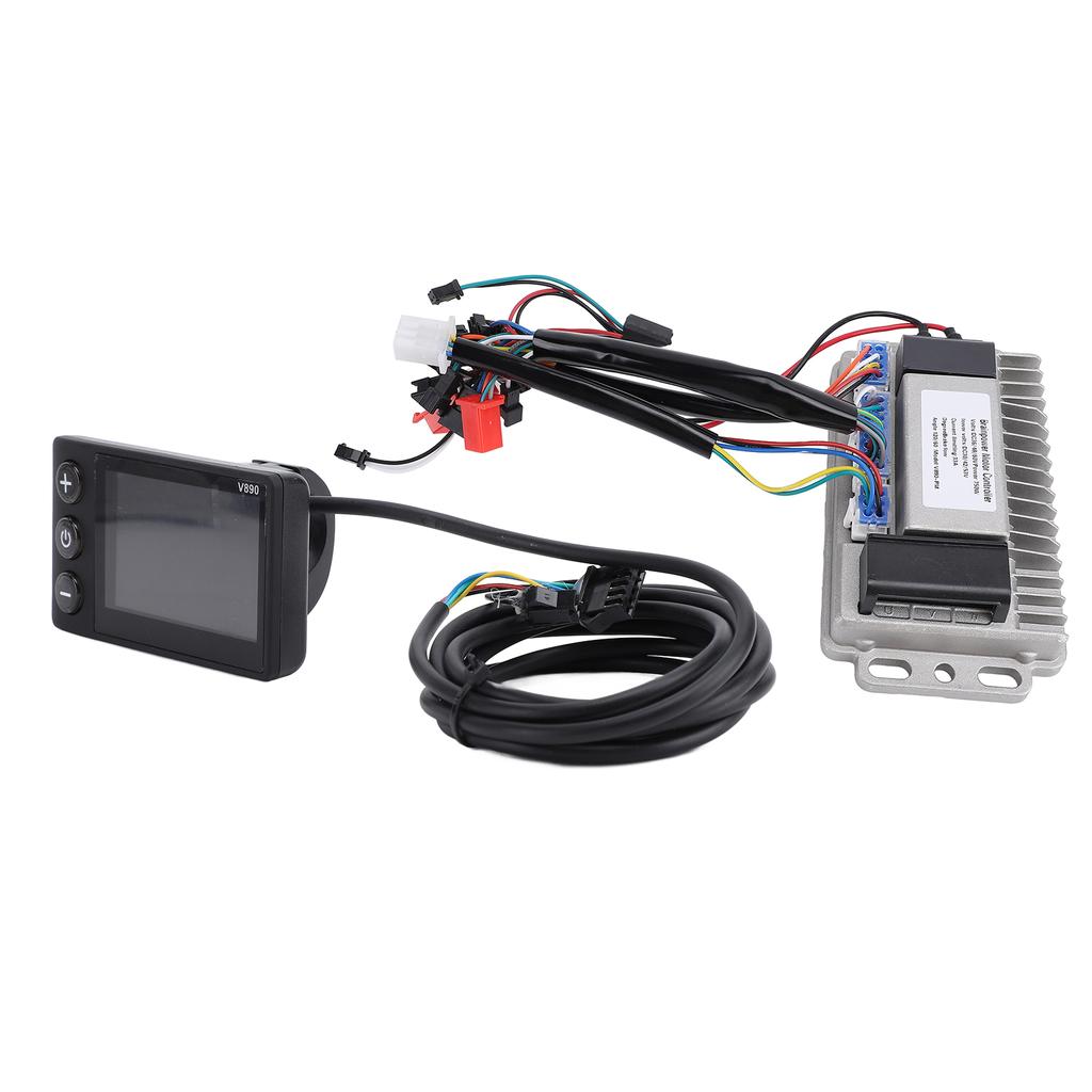 Controller V890 LCD Display Panel Kit 36V 48V 60V 750W 33A ABS Aluminum Alloy Fast Heat Dissipation