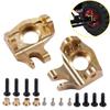1 Pair Brass Heavy Duty Front Steering Knuckle For 1/10 RC Axial SCX10 II 90046