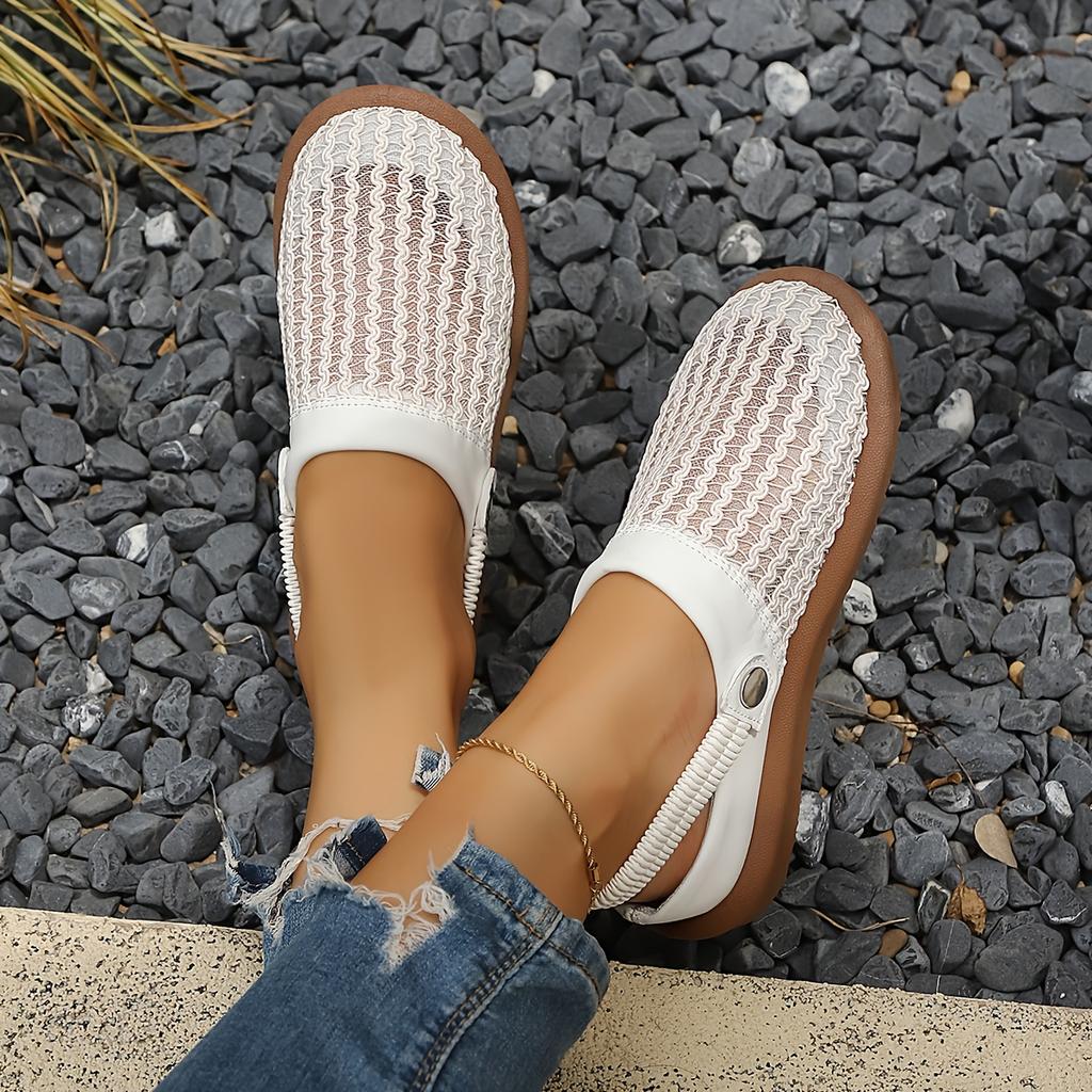 Zapatos Casuales Vintage de Moda para Exteriores para las Cuatro Estaciones, Mules, Zuecos para Mujer