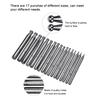17Pcs Semicircular Doming Anvil Premium Quality Bead Forming Tool Doming Punch  Goldsmith Processing
