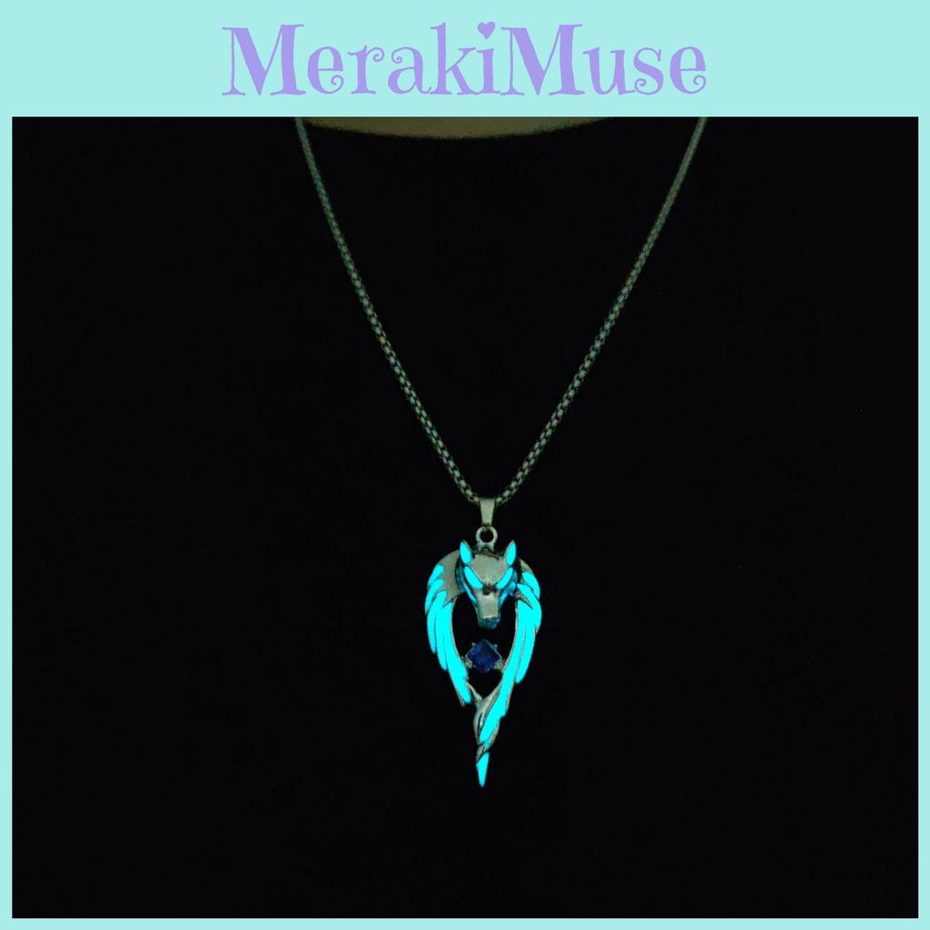 Wolf Animal Metal Pendant With Led Light For Street Fashion And Style Youth