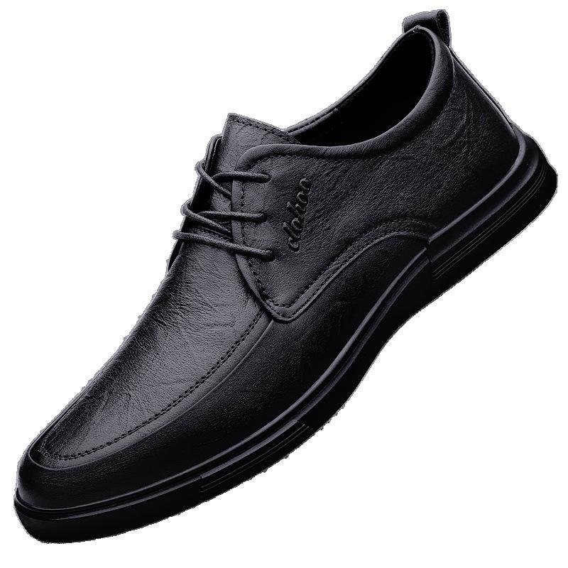 Leak leather shoes autumn soft sole new shoes casual shoes business dress