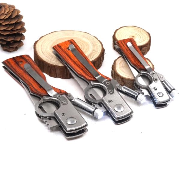 Quick Open Folding Pocket Knife Survival Tactical Knife Sharp Outdoor EDC Tool Combat Camping Hunting Knives With Led Light