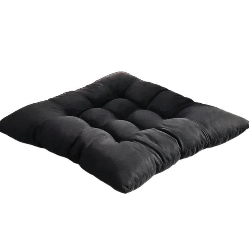 Thickened Dining Chair Seat Pad 46x46cm Slip Proof Chair Cushion for Kitchen Garden Office Multi Color