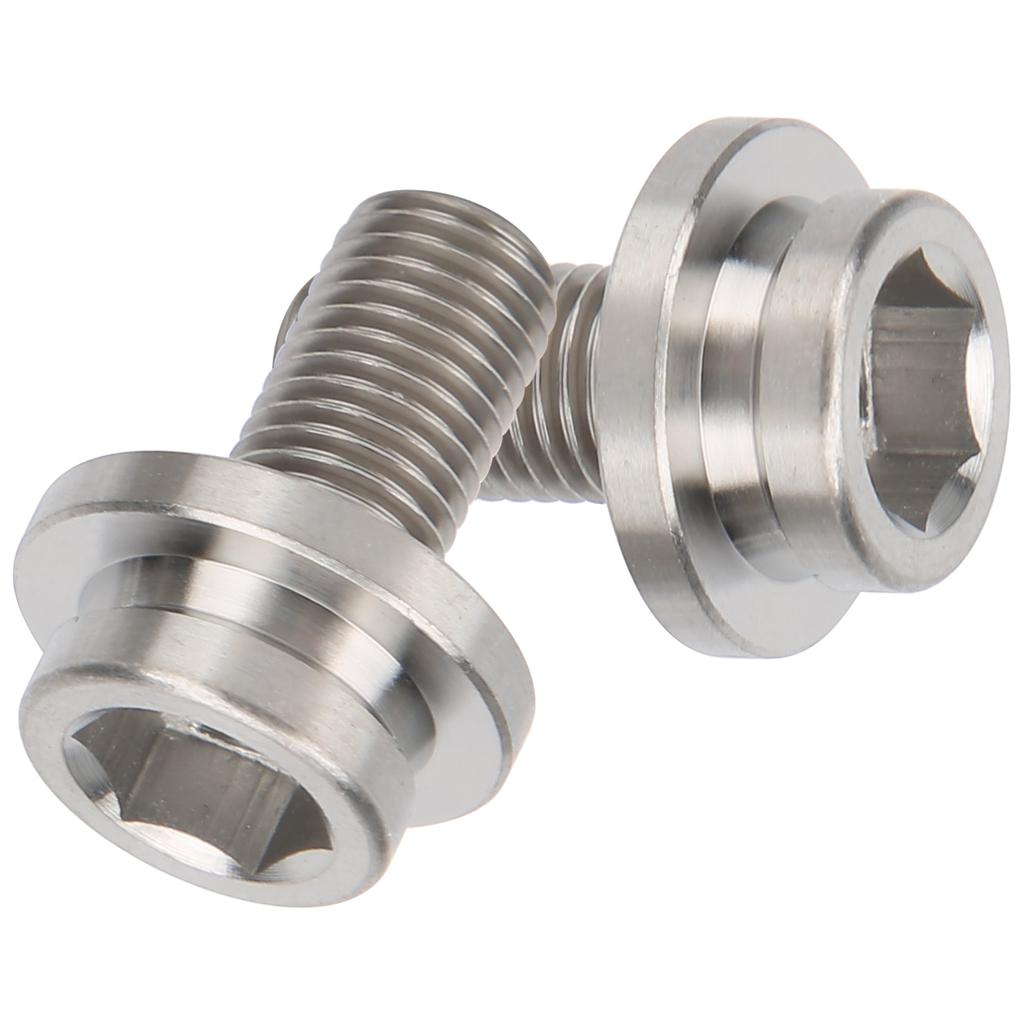 2Pcs Bicycle Titanium Alloy Crank Arm Fixing Screw Bolts for Brompton Folding Bike