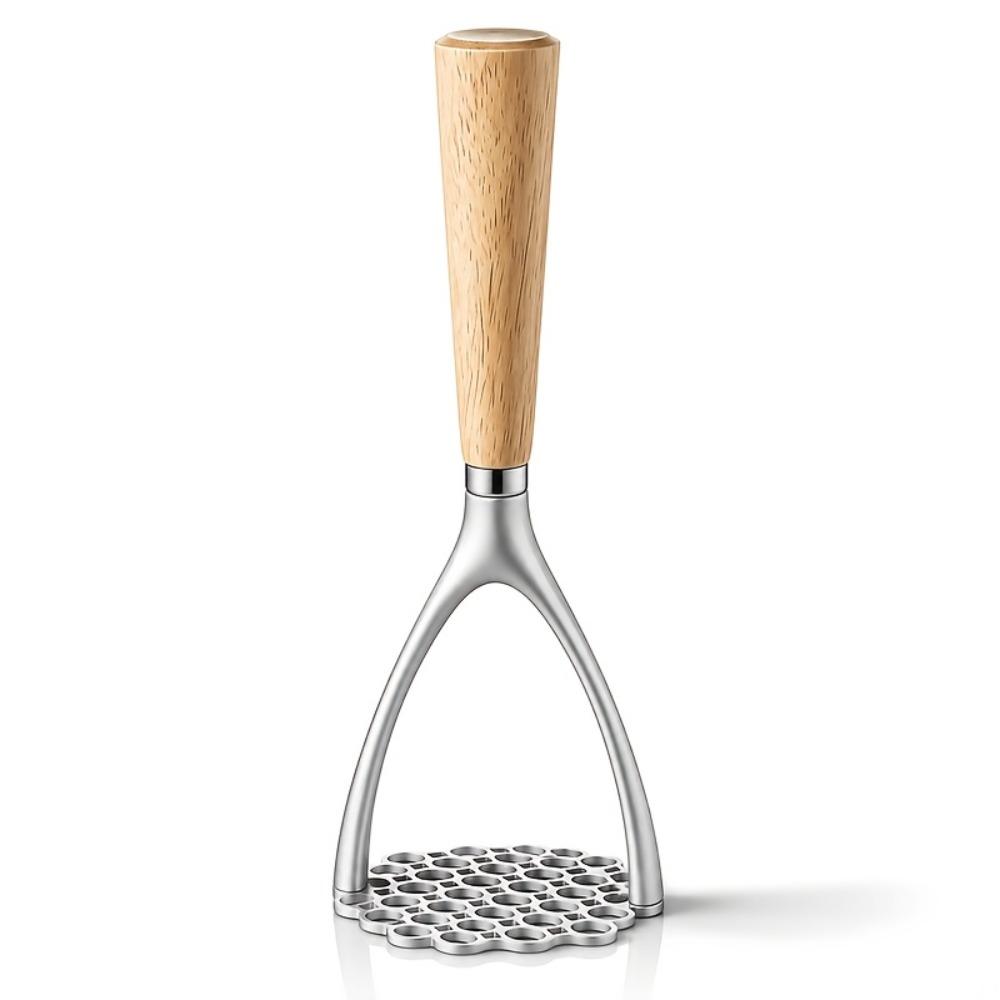 Non-Stick Coating Potato Ricer Wooden Handle Food Smasher Baby Food Preparation
