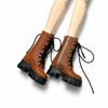 1/8 Scale Doll Shoes 1 Pair Fashion Cool OB22 Plastic High Ankle Boots for Kids Doll Play Collectible Gifts