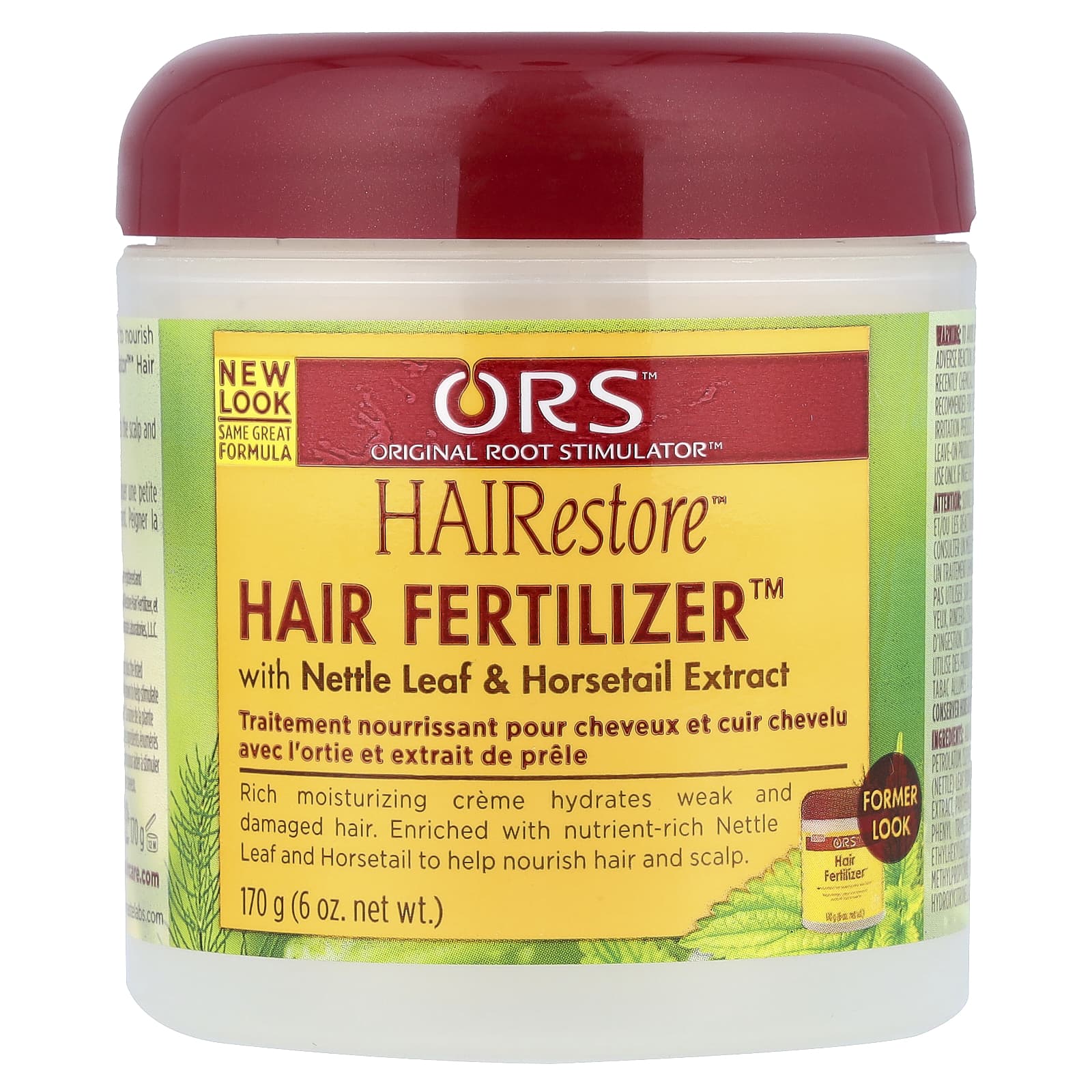 

ORS, HAIRestore™, Hair Fertilizer™, with Nettle Leaf and Horsetail Extracts, 170g (6oz)