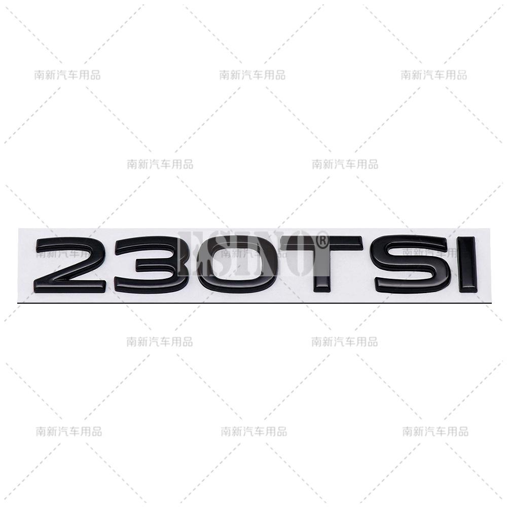 AABIO1 New  Styling 3D 230 280 330 380 TSI Metal Alloy Adhesive Emblem Rear Trunk Badge Fender Sticker Car Body Decal for Volkswagen