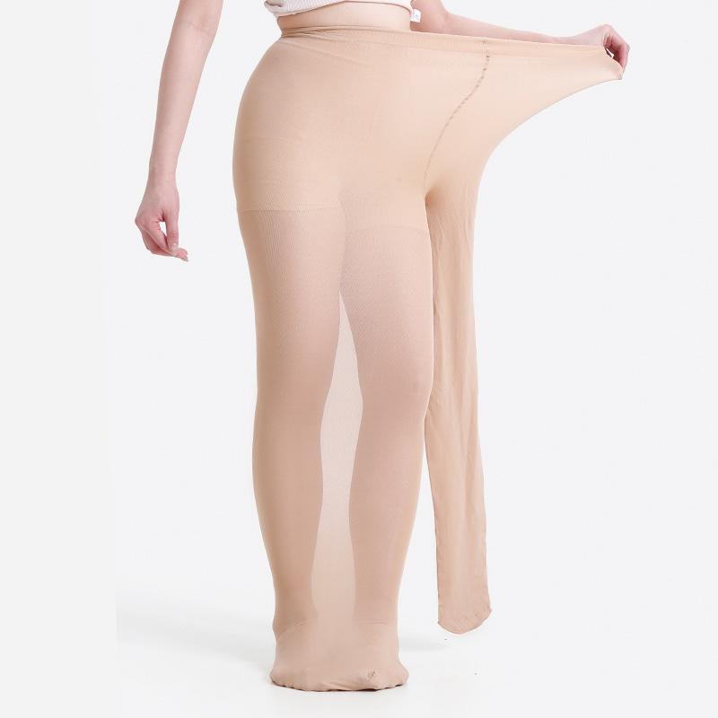 Women 80D Reinforced Thickened PLUS SIZE XL 2XL 3XL 4X Ladies Confort Lift Hip Nylon Hosiery Pantyhose