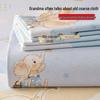 100% Cotton Coarse Cloth Bed Sheet & Summer Duvet Cover with Pillowcase - Xinjiang Pure Cotton, Thick and Single Piece, Three-Piece Set