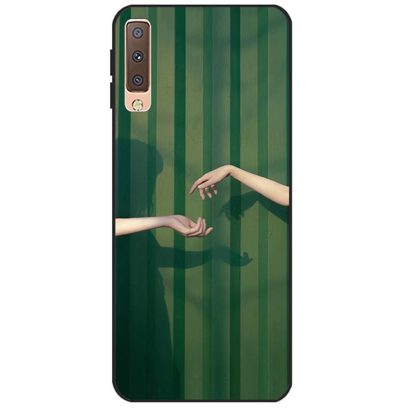 For Phone Case Samsung Galaxy A7 2018 Case Bumper Soft TPU Silicone Coque Back Cover For Samsung A7 2018 A750 A750F Case Fundas