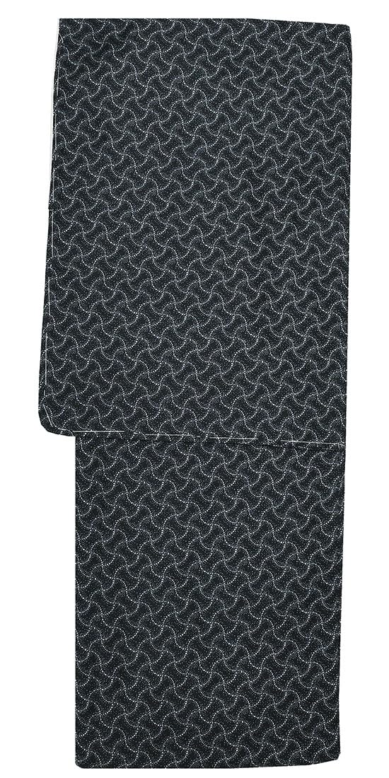 

Kokoro Kimono Washable Washable Tailored Crepe Washable Washable Fine Wide Pattern [Japanese Shop] Kimono, Large, Kimono, Fabric, Pret, Kimono, чорний