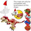 Jurassic Dinosaurs Skull Mask Building Blocks DIY Tyrannosaurus Action Figure Model Hat Gift
