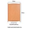 Bamboo & Wood Rectangular Tea Tray: Portable Serving Tray for Home, Restaurant, Hotel, Bread, Confinement, or Barbecue.