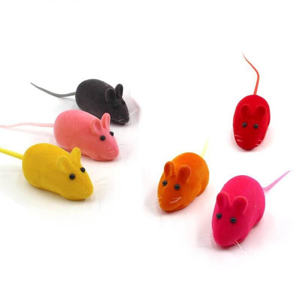 10Pcs Cartoonish Rodent for Pets Stimulates Curiosity Flashy Tones Keeps Cat Dog Busy Prevents Furniture Damage cat toys