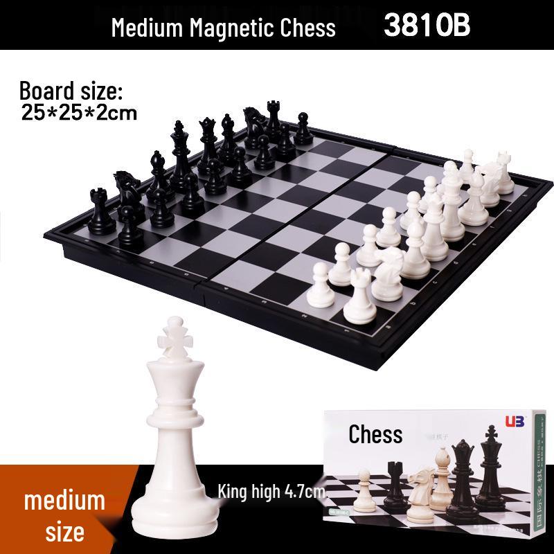 Магнитный складной шахматный набор AIA UB - Классическая образовательная семейная игрушка для детей Portable