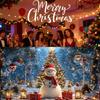 Garage Door Christmas Cover 13x6ft Festive Decoration Outdoor Christmas Banner For Garage Door Party Porch Yard Wall House Home