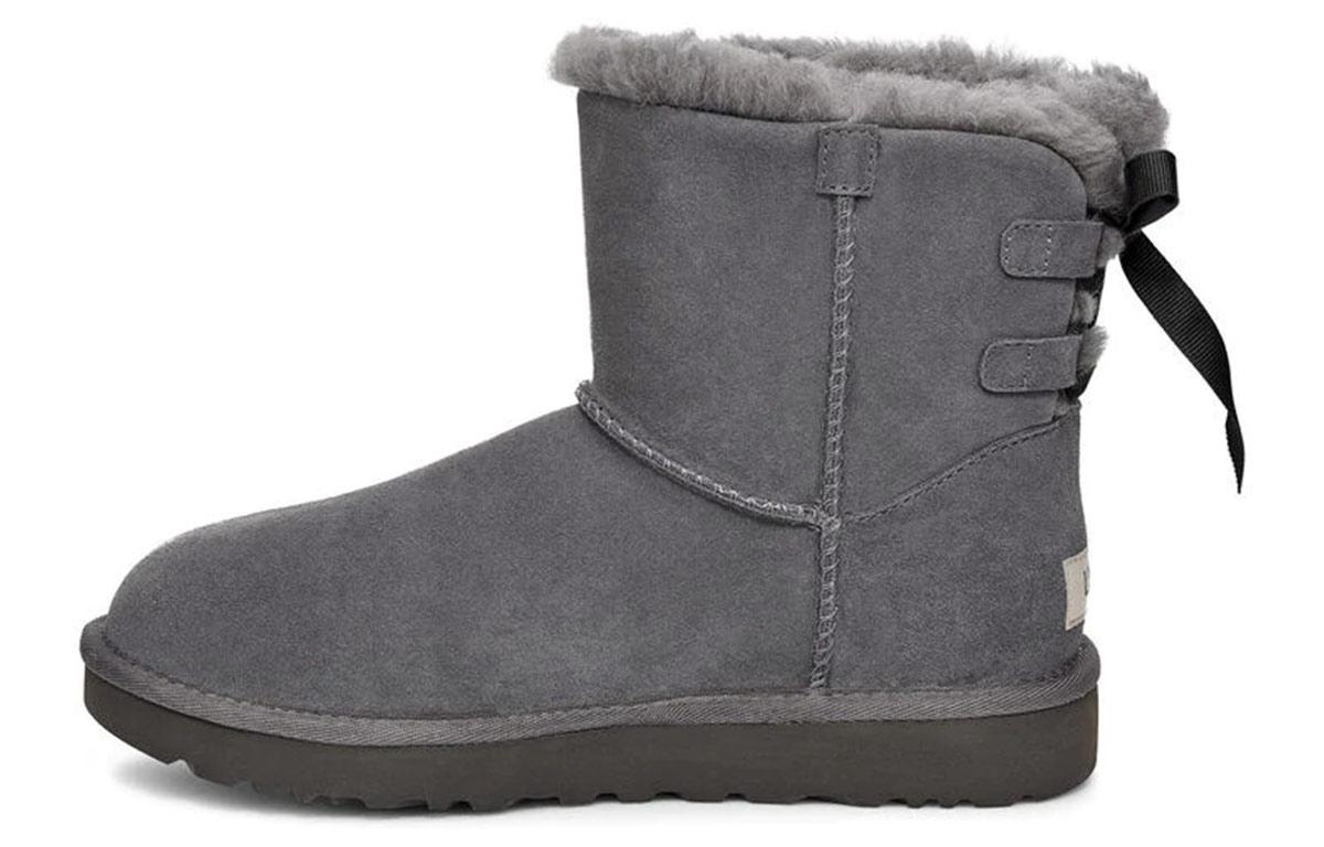 UGG Mini Continuity Bow Grey Women s 1110705-CHRC 37