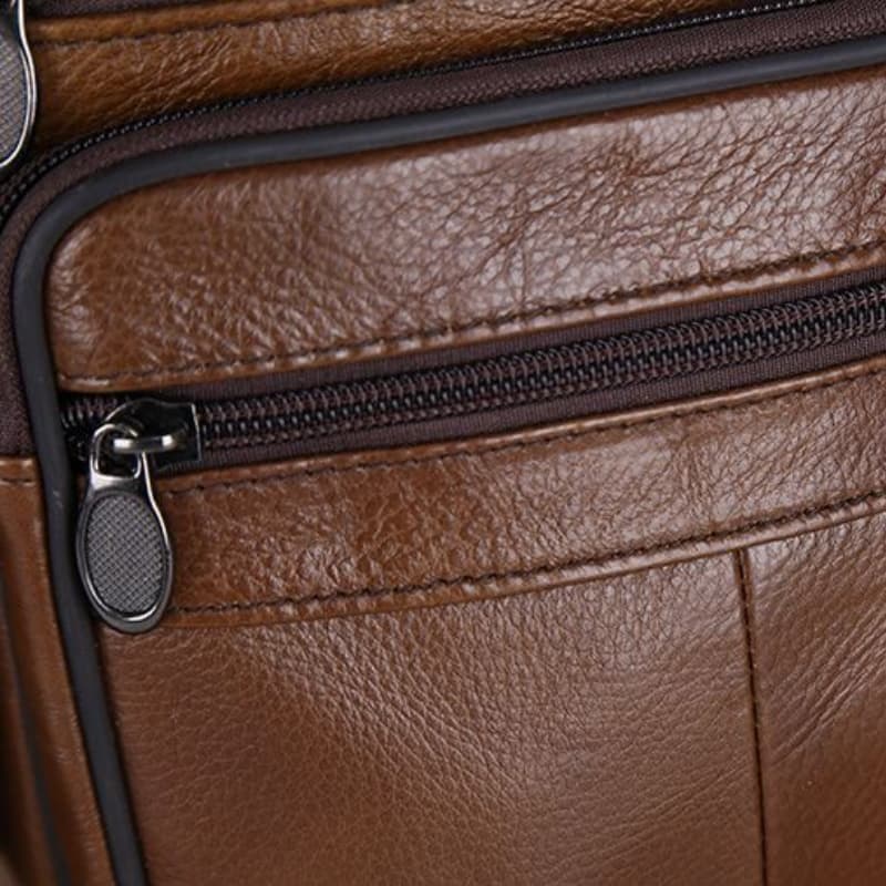 Men's genuine leather shoulder bag messenger bag