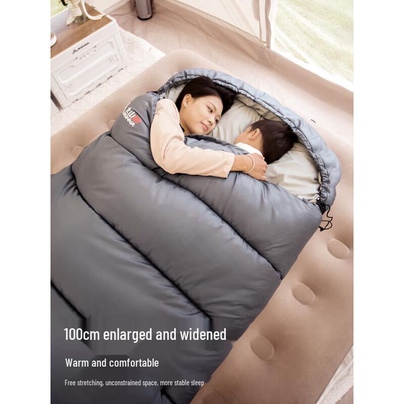 Beishanlang Outdoor Enlarged Envelope Cotton Sleeping Bag