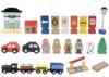 Electric Thomas Wooden Train & Magnetic Track Set - Beech Wood Assembly Toy