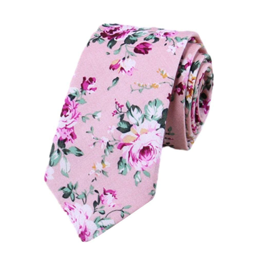 6 cm Květinová kravata Roztomilá kravata Módní bavlněná kravata Pánská Dámská
