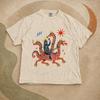 Three Headed Dragon Shirt: Medieval Knight Folk Art Comfort Colors Tee