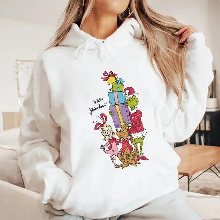 The Grinch Merry Grinchmas T-Shirt. Funny Christmas Graphic Tee, Classic Holiday 4XL