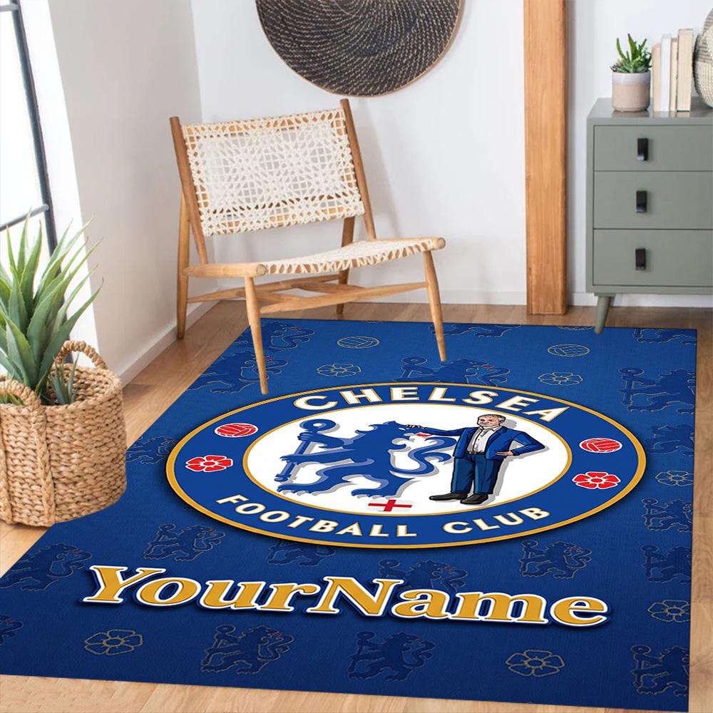 Chelsea Customize Your Name Carpet Perfect for Balcony Entryway Game Room Study Room Anti-slip Rug Office Home Decor