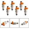 6Pcs Fuel Injectors Fit For Cherokee 1987-1998, Comanche 1987-1991, Grand Cherokee 1993-98, Wrangler 1991-1998, I6 4.0L