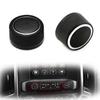 2 Pcs Replacement Rear Radio Audio Volume Control Knob for 22912547 Air Conditioning Switch Knob Car Accessories Plastic