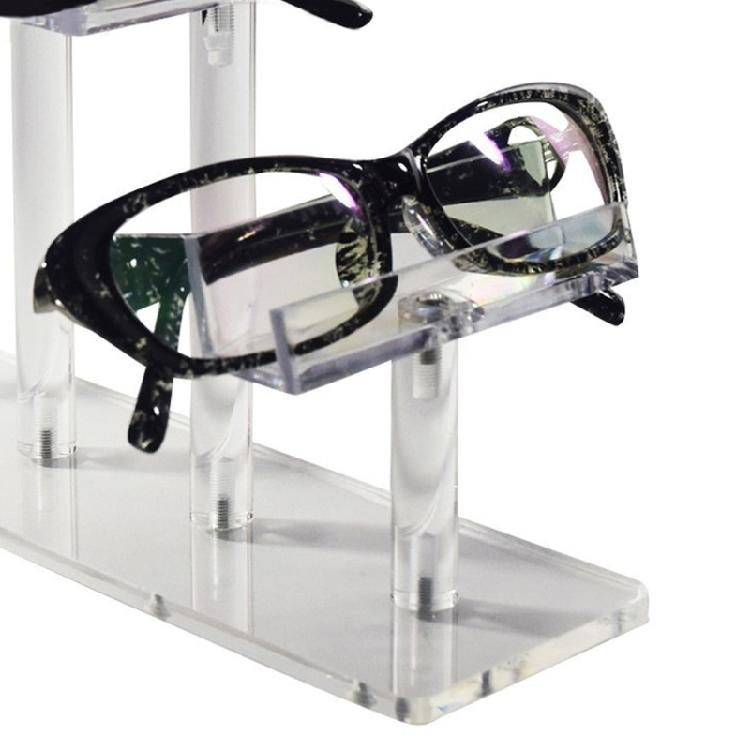 3/4/6 Pair Sunglasses Holder Clear Acrylic, for Display in Various Boutique Setting Shop Eyewear Storage