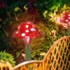 (8.7*8.7*33.5cm) LED Outdoor Courtyard Decoration Solar Lawn Mushroom Light