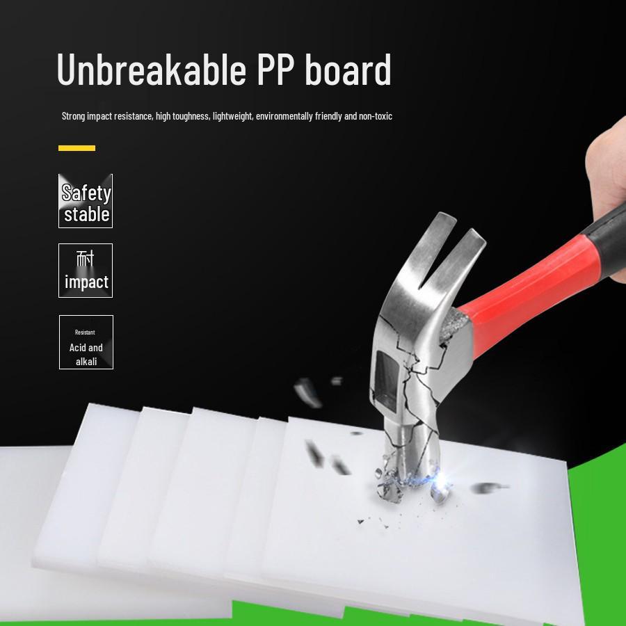 Waterproof White Plastic PP Board Sheet - Durable PVC/Nylon/Polypropylene