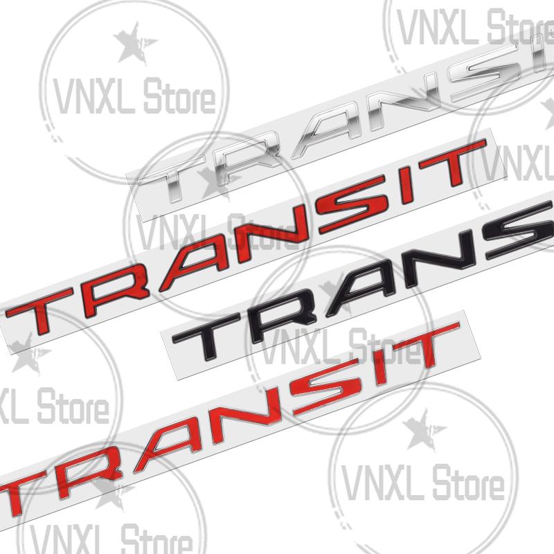 Car-Styling Per Ford Transit Custom Lettere 3D Adesivi Metallici Tuning Camper Furgone Bagagliaio Auto Emblema Carrozzeria Decalcomanie Auto Accessori
