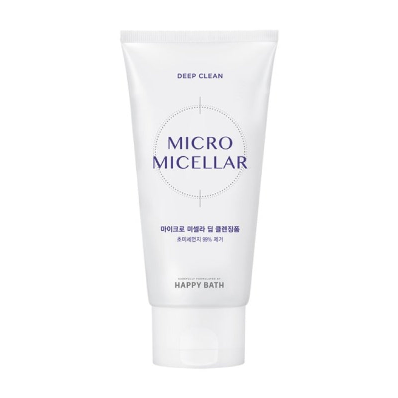 Happy Bath Micro Micellar Deep Cleansing Foam 120g 1Pc/2Pcs/3Pcs