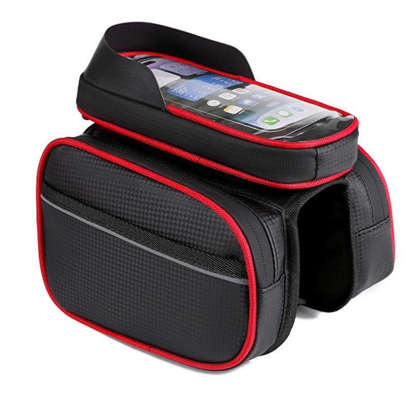 Waterproof Bicycle Front Beam Bag - Cycling Organizer for Mountain Bikes