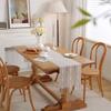 Nordic Jacquard Geometric Table Flag Fringed Fashion Tea Flag Dining Flag Long Polyester Cotton Tablecloth