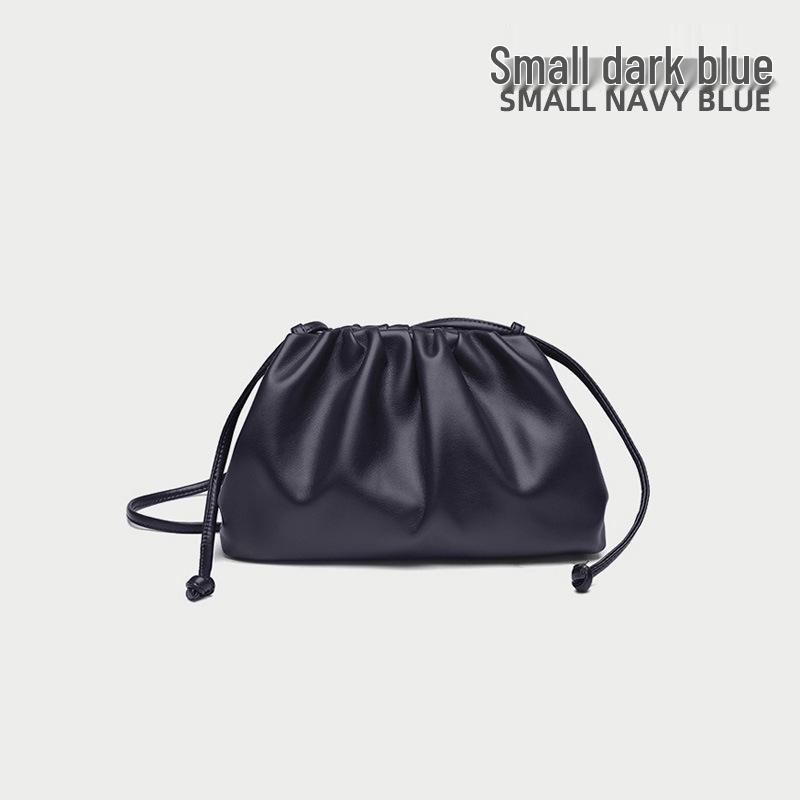 High-End Textured Cloud Dumpling Women's Shoulder Bag - Niche Pleated Design