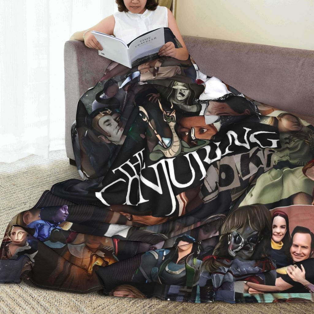 The Conjuring Last Rites Horron Warme Weiche Decke Flugzeugreise Plüsch Überwurf Decke Heimdekoration Flanell Tagesdecke Schlafsofa